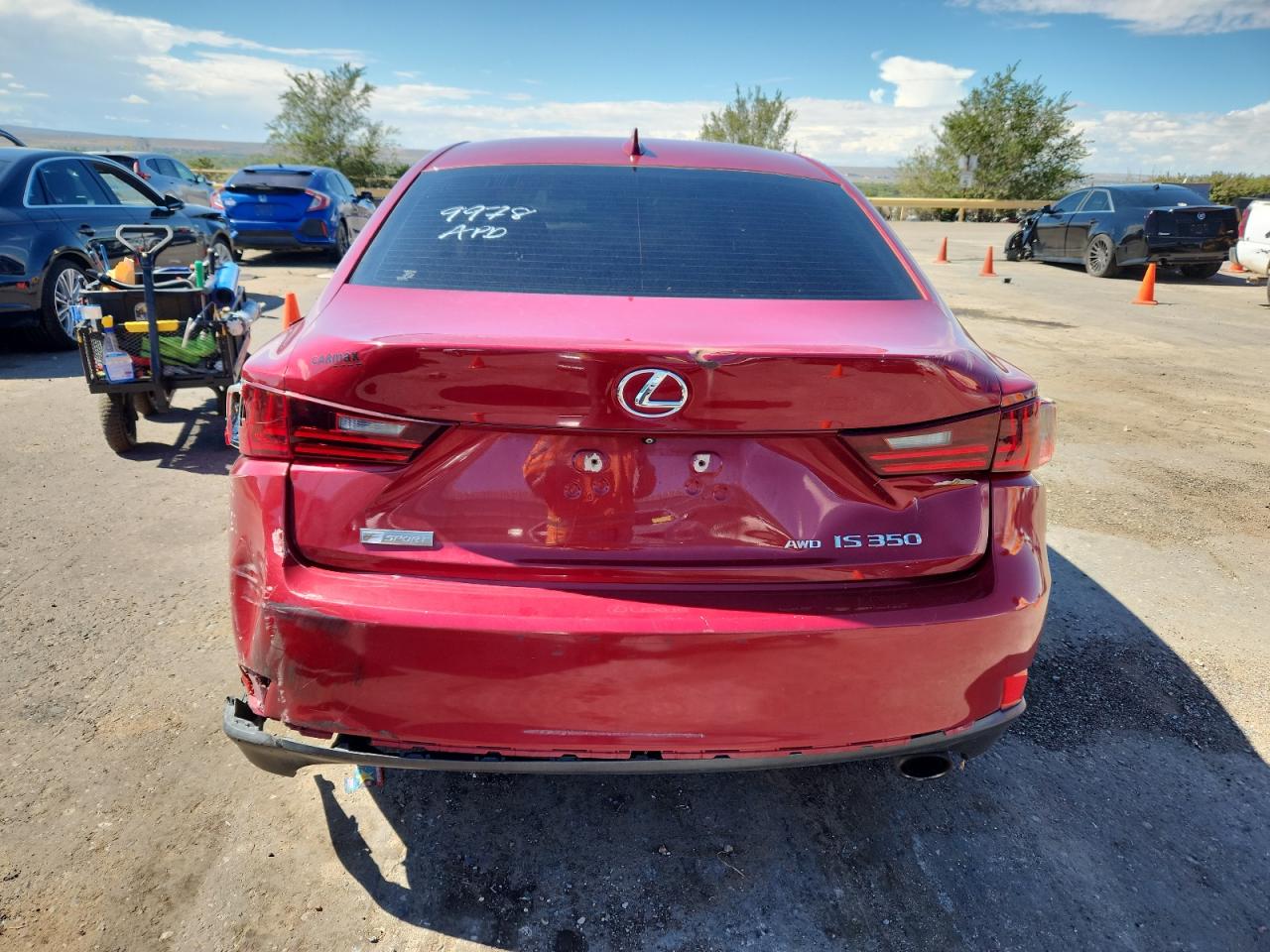 2015 Lexus Is 350 VIN: JTHCE1D23F5009978 Lot: 84188305