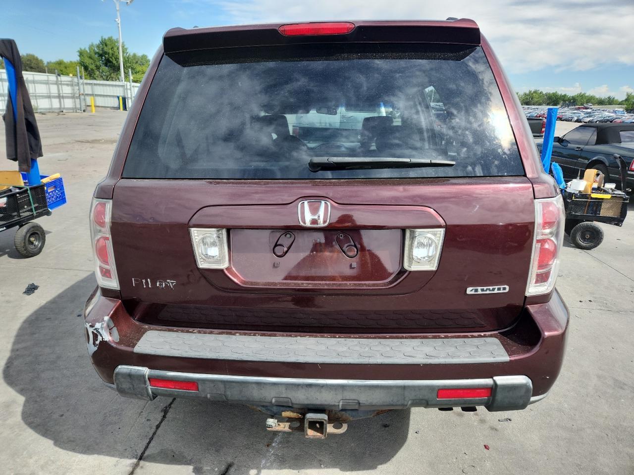 2008 Honda Pilot Se VIN: 5FNYF18368B044894 Lot: 81018165