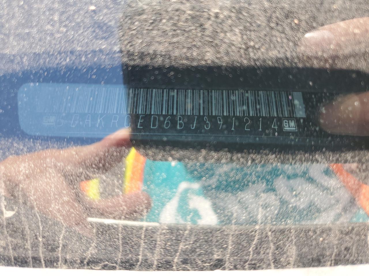 2011 Buick Enclave Cxl VIN: 5GAKRCED6BJ391214 Lot: 81116015