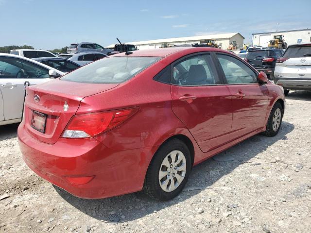  HYUNDAI ACCENT 2017 Красный