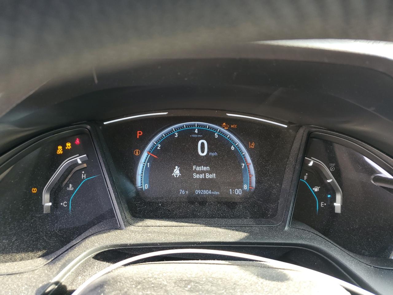 2019 Honda Civic Lx VIN: 19XFC2F6XKE005371 Lot: 80436535