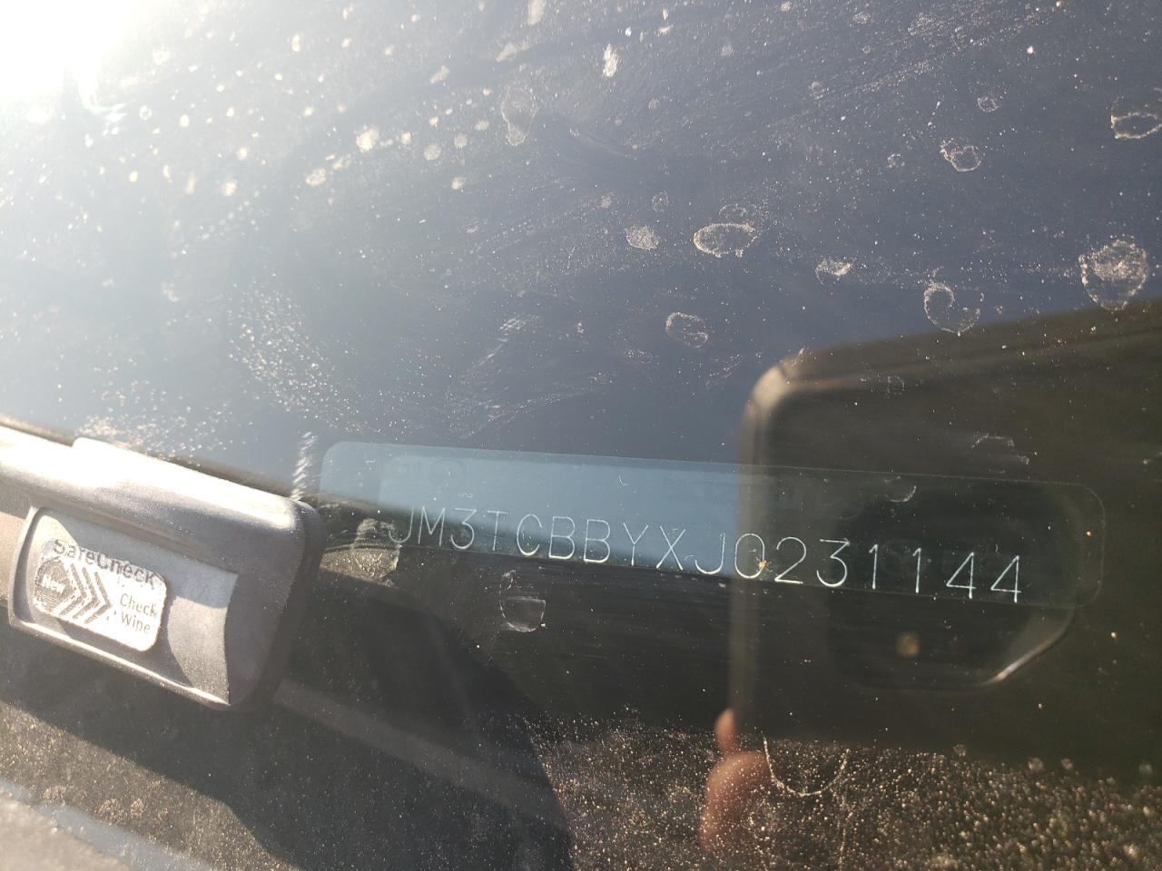 2018 Mazda Cx-9 Sport VIN: JM3TCBBYXJ0231144 Lot: 71305765