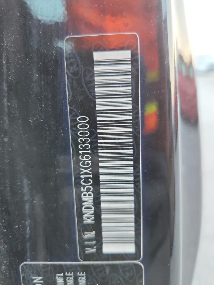 2016 Kia Sedona Lx VIN: KNDMB5C1XG6133000 Lot: 71926915