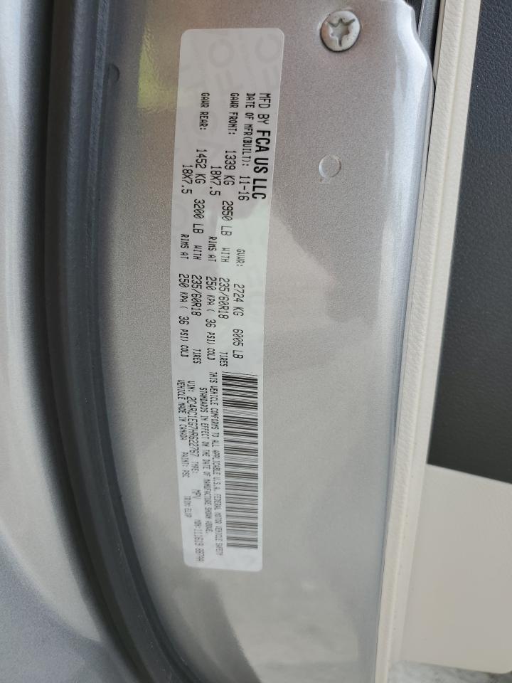 2017 Chrysler Pacifica Touring L Plus VIN: 2C4RC1EG7HR622767 Lot: 80729475