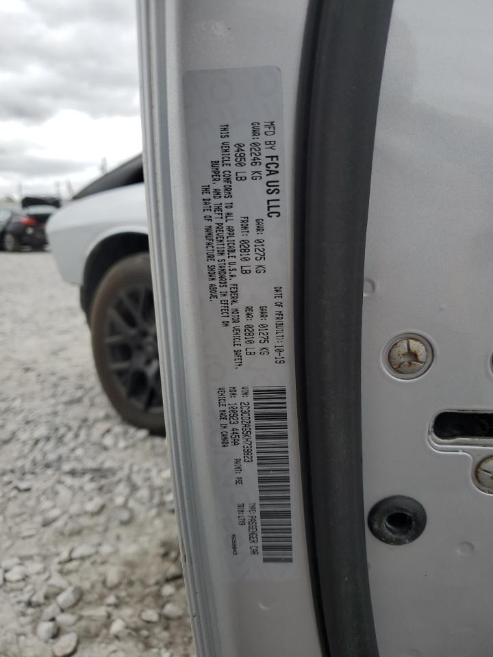 2019 Dodge Challenger Sxt VIN: 2C3CDZAG5KH739823 Lot: 84590175