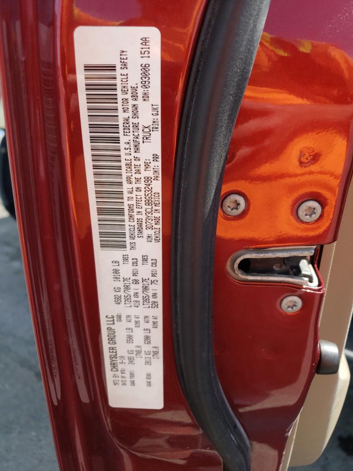 2011 Dodge Ram 3500 VIN: 3D73Y3CL8BG532498 Lot: 71827865