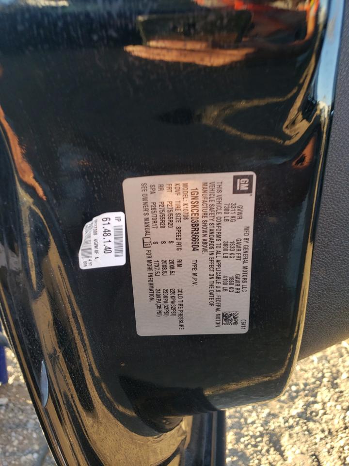 2011 Chevrolet Tahoe K1500 Ltz VIN: 1GNSKCE03BR366604 Lot: 71586985