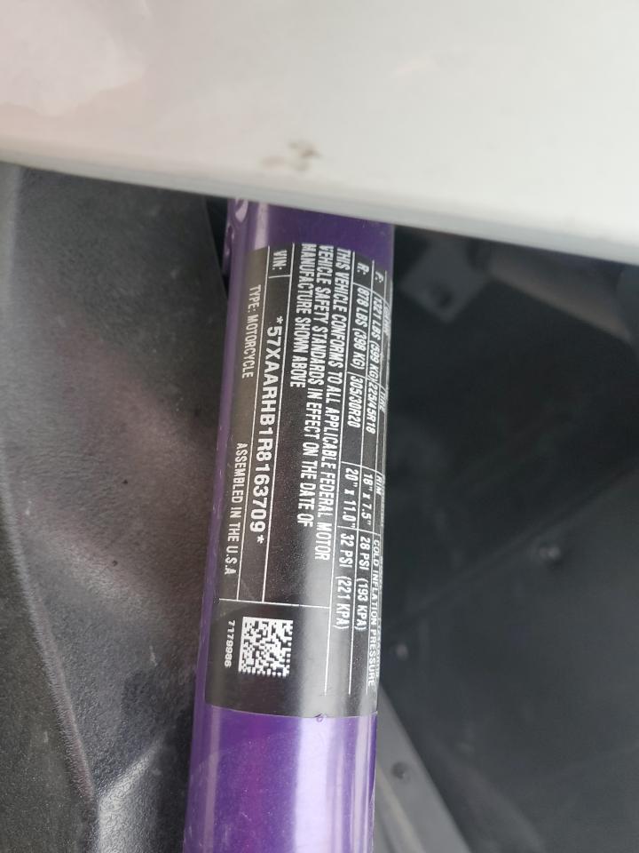 2024 Polaris Slingshot R VIN: 57XAARHB1R8163709 Lot: 71282395