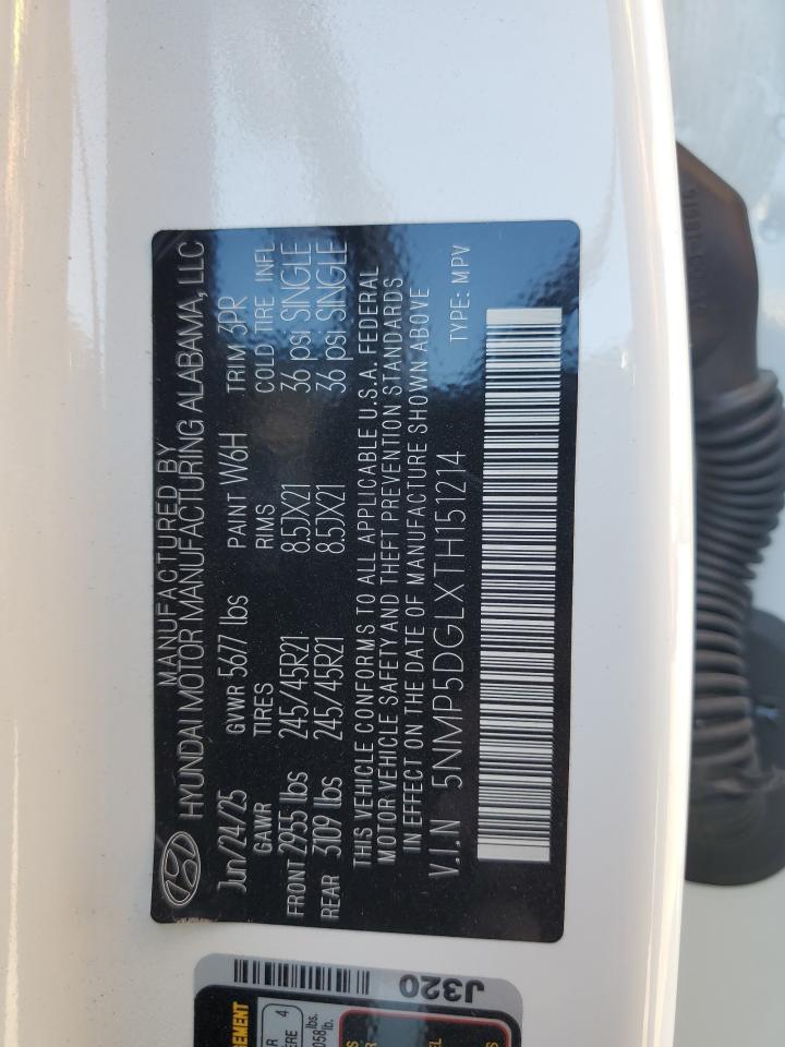 2026 Hyundai Santa Fe Calligraphy VIN: 5NMP5DGLXTH151214 Lot: 81297425