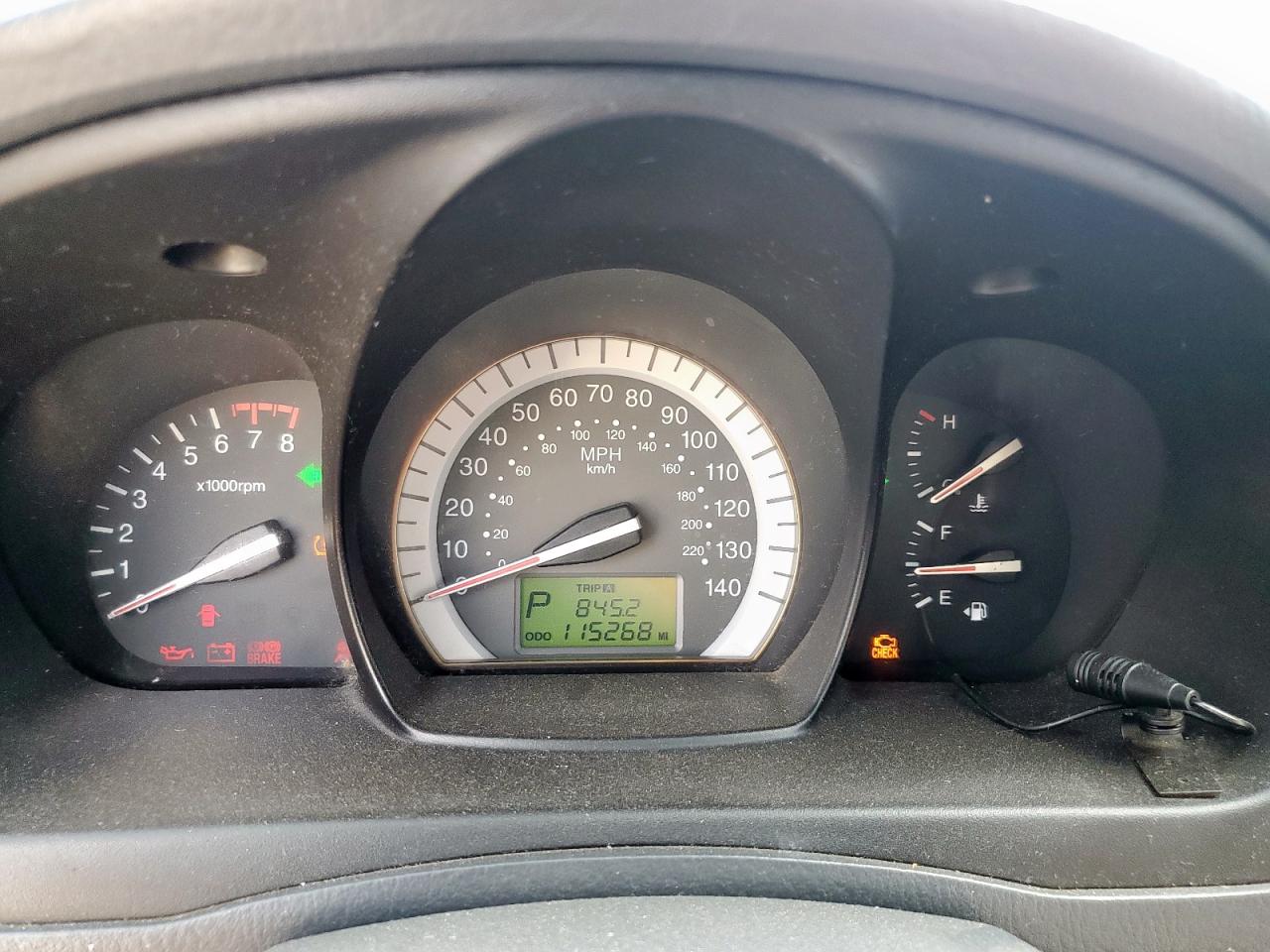 2007 Kia Spectra Ex VIN: KNAFE121875449685 Lot: 81249145