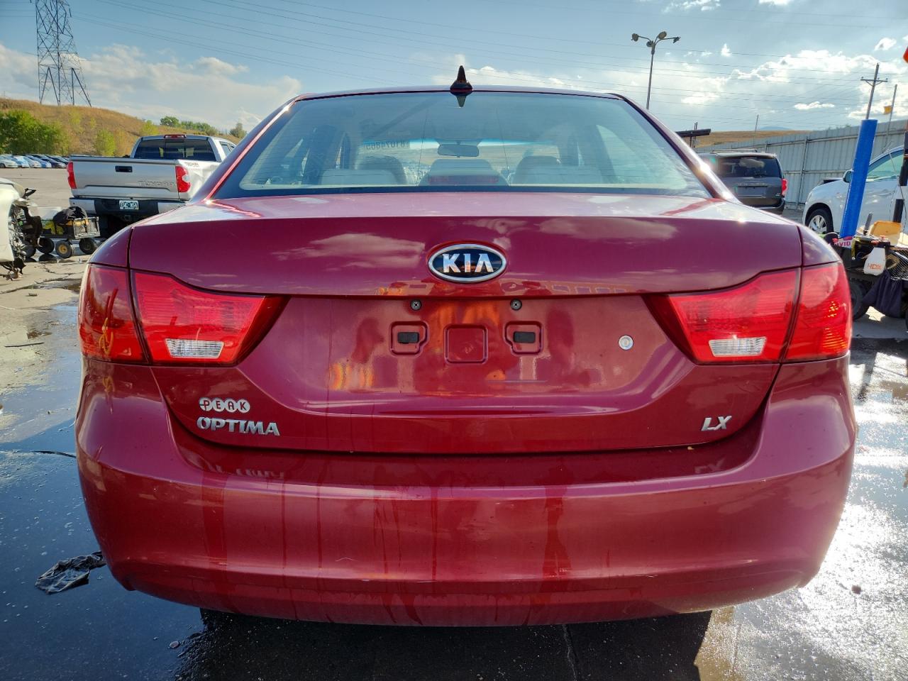 2009 Kia Optima Lx VIN: KNAGE228795359275 Lot: 81074865