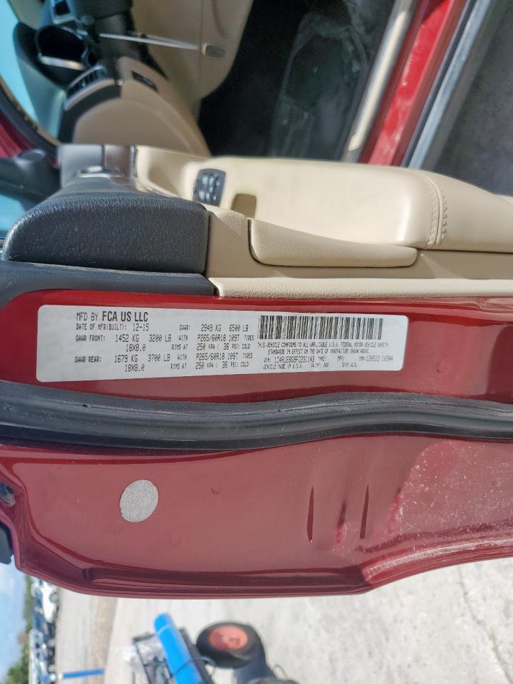 2015 Jeep Grand Cherokee Limited VIN: 1C4RJEBG9FC231143 Lot: 82129435