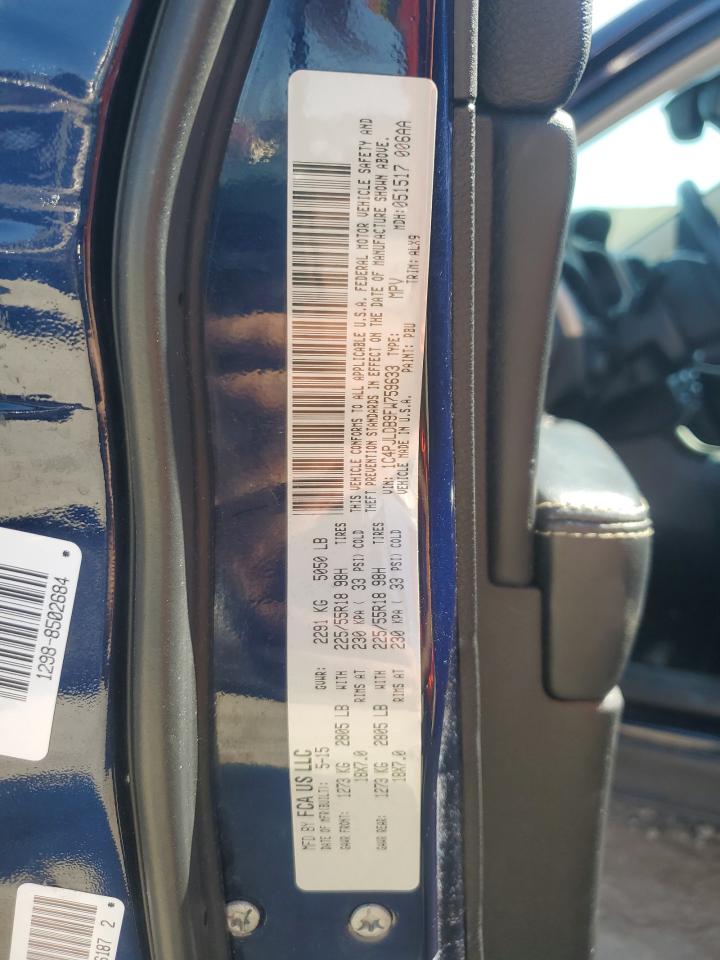 2015 Jeep Cherokee Limited VIN: 1C4PJLDB9FW759633 Lot: 83992905