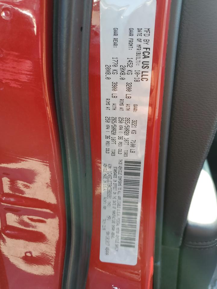 2019 Dodge Durango R/T VIN: 1C4SDJCT9KC582691 Lot: 80632325