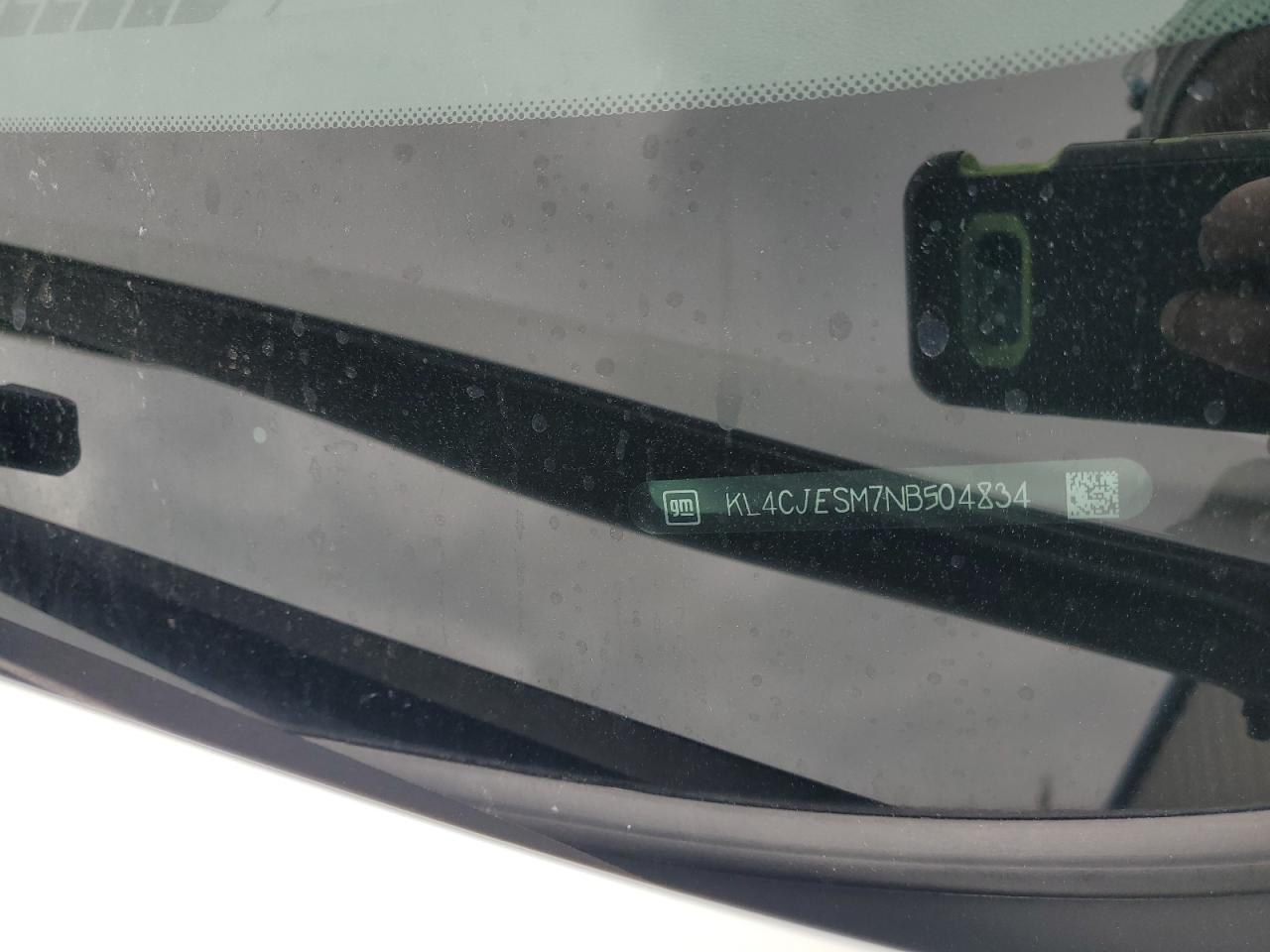 2022 Buick Encore Preferred VIN: KL4CJESM7NB504834 Lot: 84795105