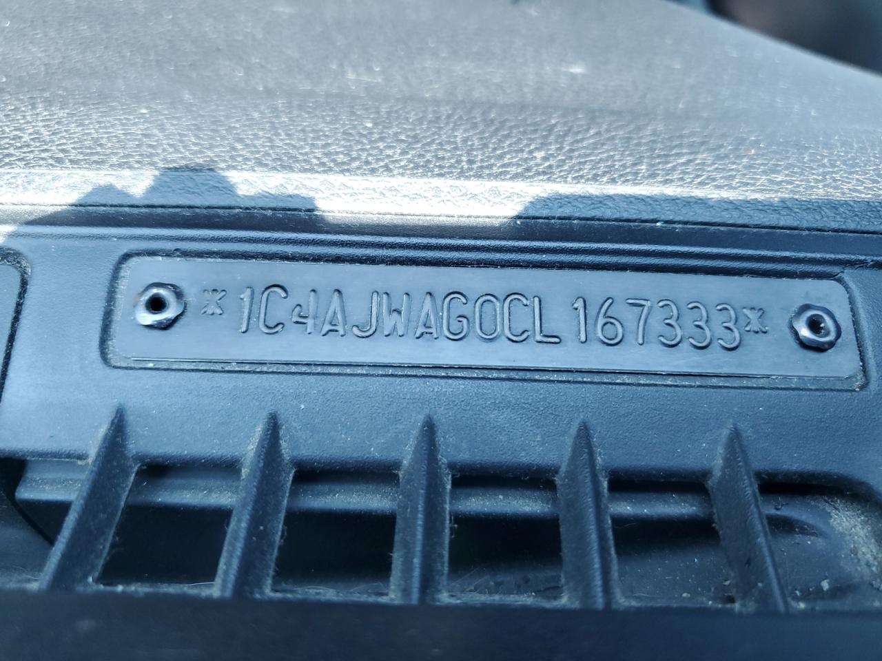2012 Jeep Wrangler Sport VIN: 1C4AJWAG0CL167333 Lot: 81382775