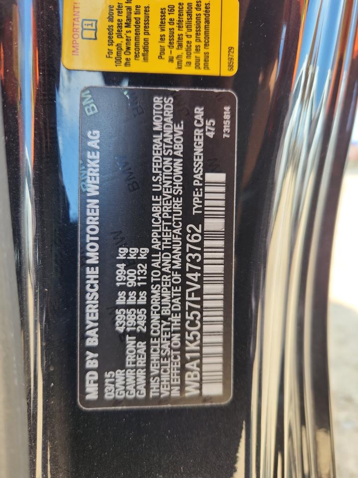 2015 BMW 228 I VIN: WBA1K5C57FV473762 Lot: 71456145