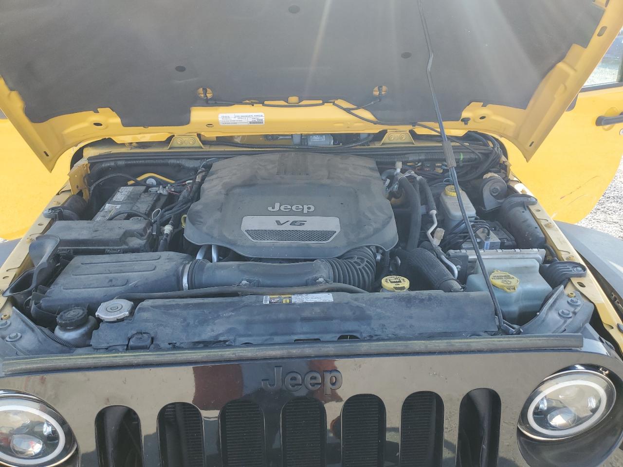 2015 Jeep Wrangler Sport VIN: 1C4AJWAG6FL665492 Lot: 81221655