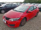 2016 HONDA CIVIC I-VTEC S  for sale at Copart EAST KILBRIDE
