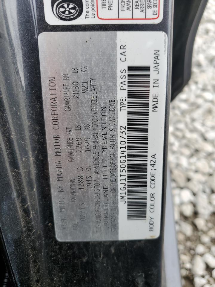 2016 Mazda 6 Touring VIN: JM1GJ1T50G1410732 Lot: 81752735