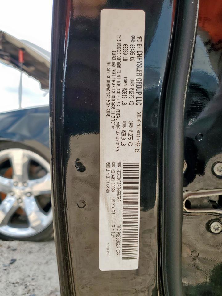 2013 Dodge Charger R/T VIN: 2C3CDXCT9DH666585 Lot: 71670645