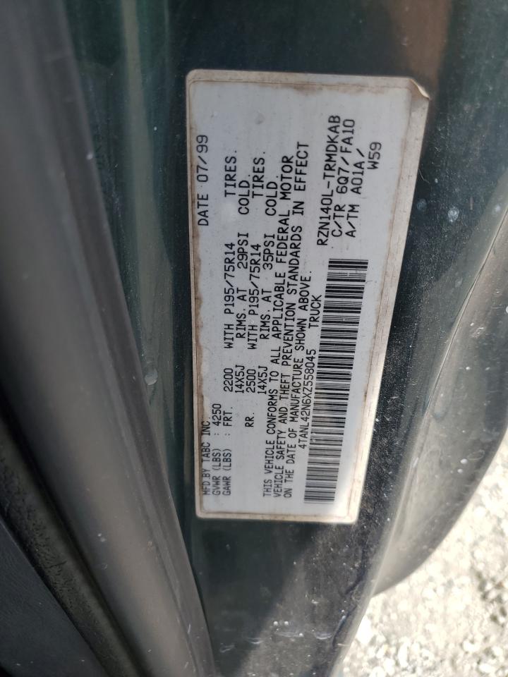 1999 Toyota Tacoma VIN: 4TANL42N6XZ558045 Lot: 80556925