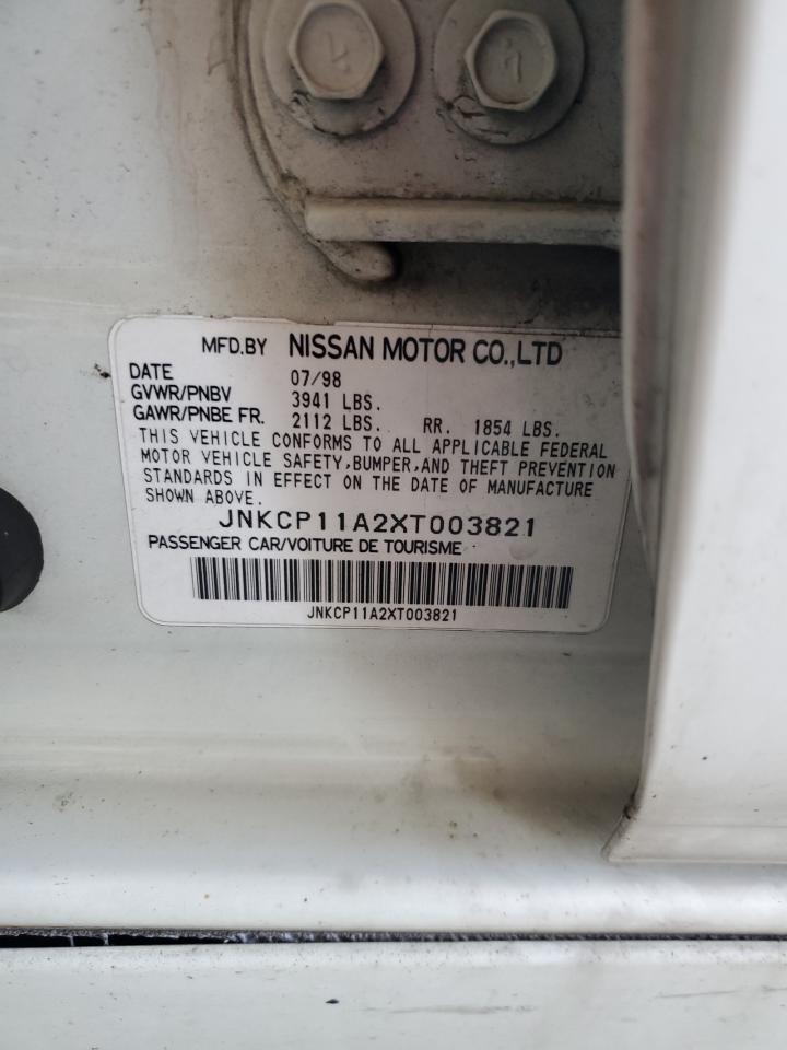 1999 Infiniti G20 VIN: JNKCP11A2XT003821 Lot: 71955185