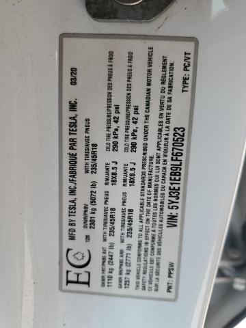 2020 TESLA MODEL 3   