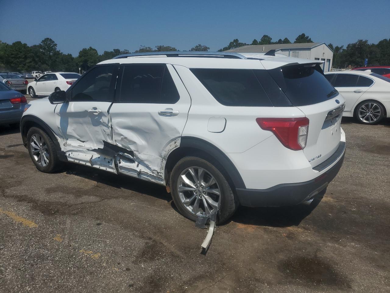 2021 Ford Explorer Limited white null gas 1FMSK8FH4MGA72732 photo #3