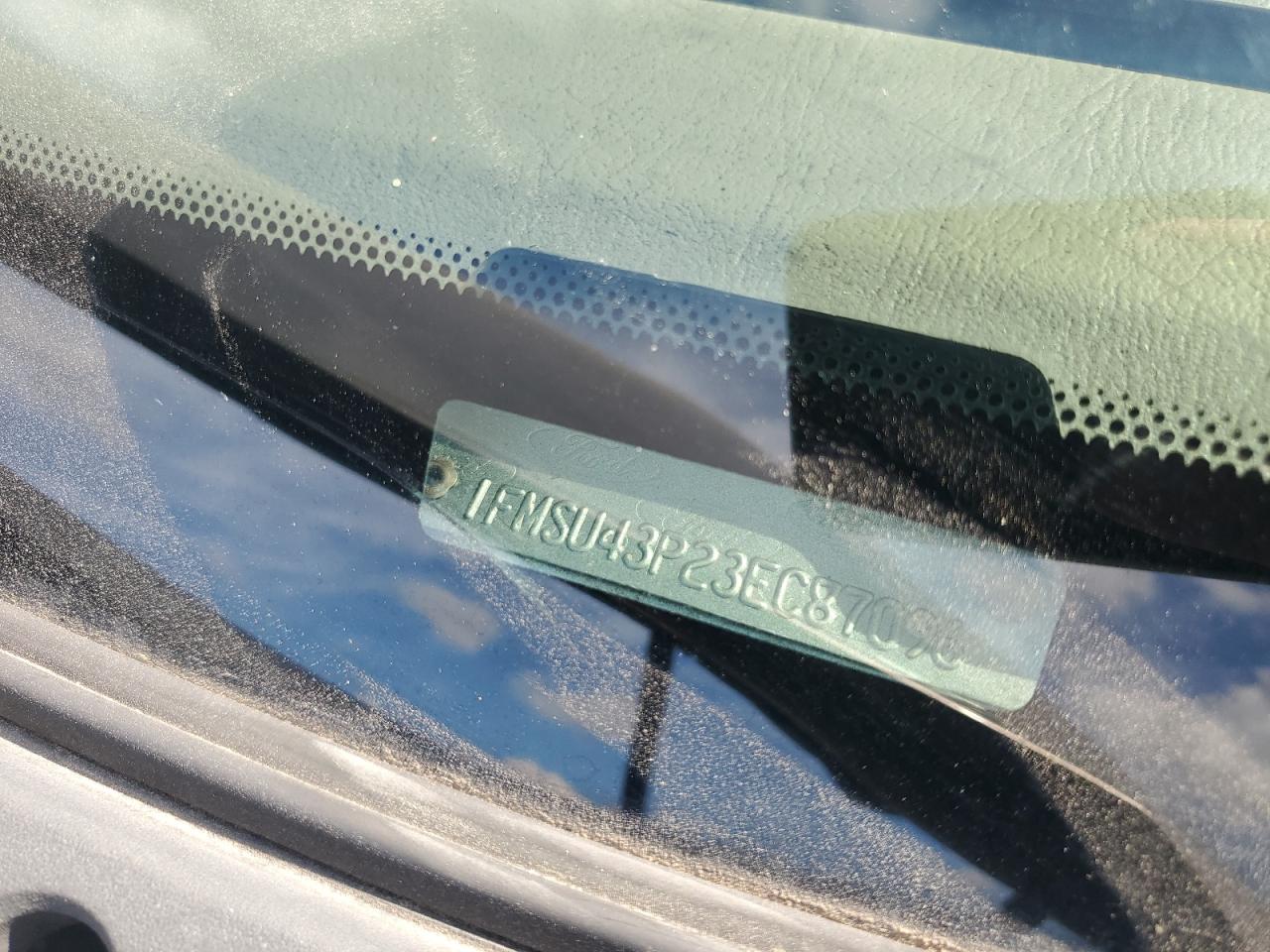 2003 Ford Excursion Limited VIN: 1FMSU43P23EC87096 Lot: 83789475