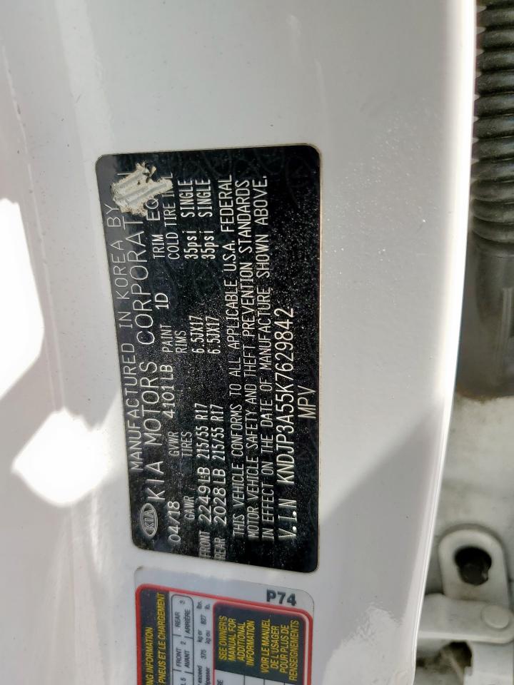 2019 Kia Soul + VIN: KNDJP3A55K7629842 Lot: 80924255