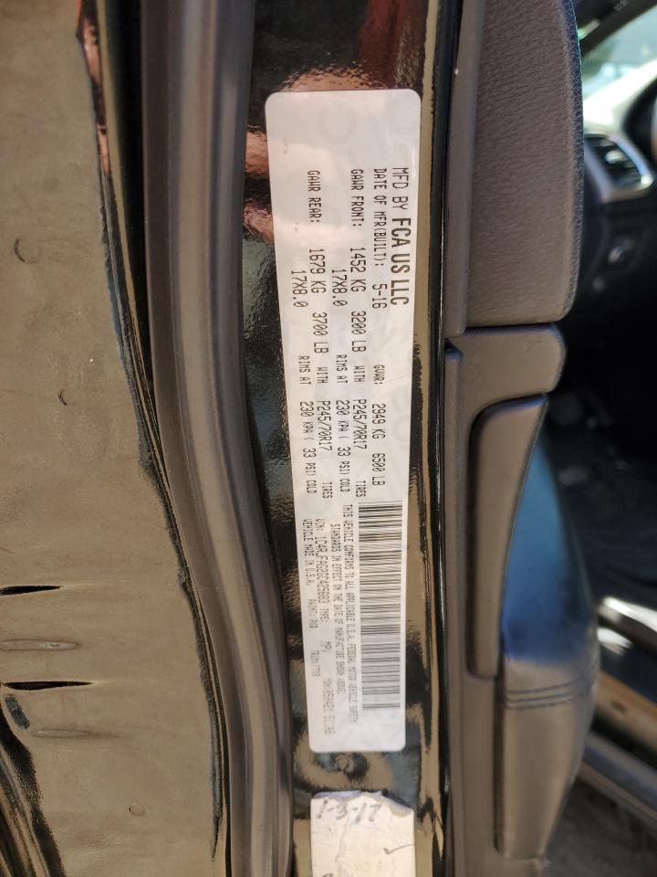 2016 Jeep Grand Cherokee Laredo VIN: 1C4RJFAG2GC425683 Lot: 80327675