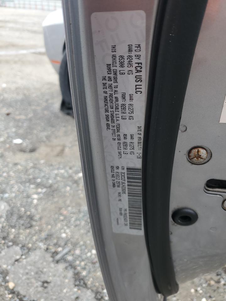 2018 Dodge Challenger R/T 392 VIN: 2C3CDZFJ6JH228205 Lot: 84416905