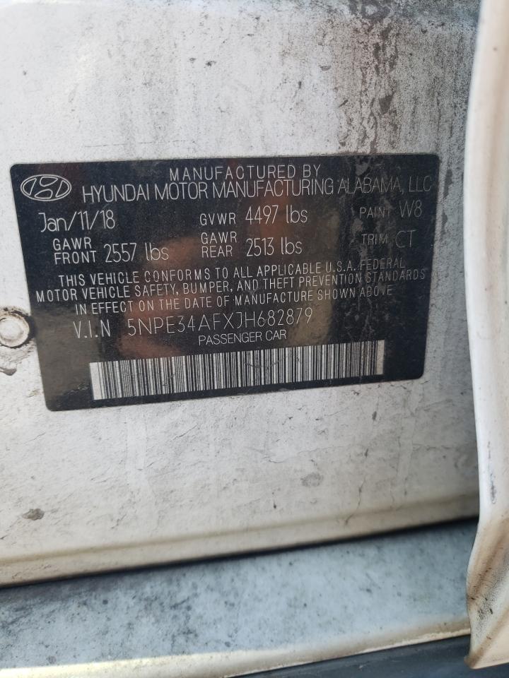 2018 Hyundai Sonata Sport VIN: 5NPE34AFXJH682879 Lot: 71865855