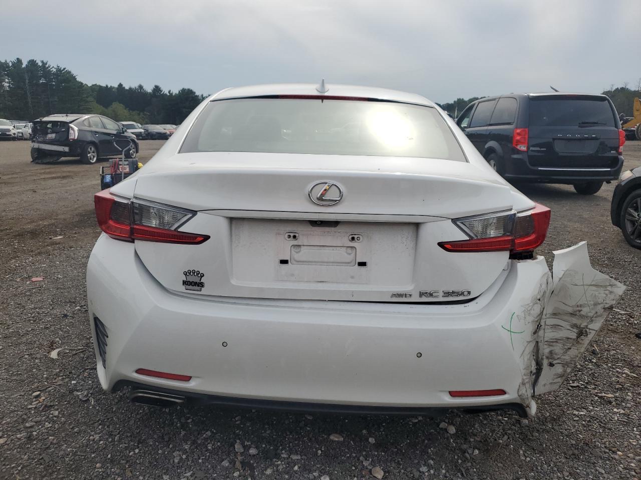2015 Lexus Rc 350 VIN: JTHSE5BC6F5001629 Lot: 81794665