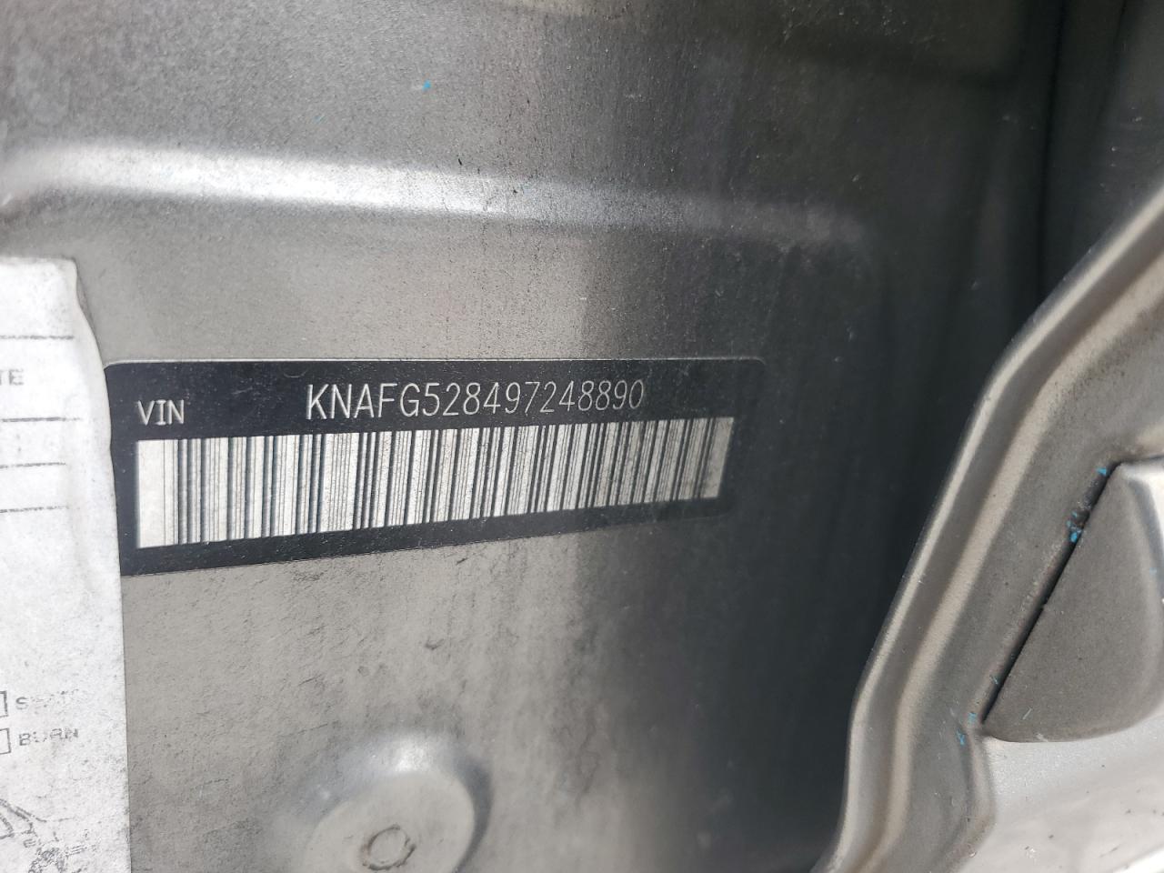 2009 Kia Rondo Base VIN: KNAFG528497248890 Lot: 81419495