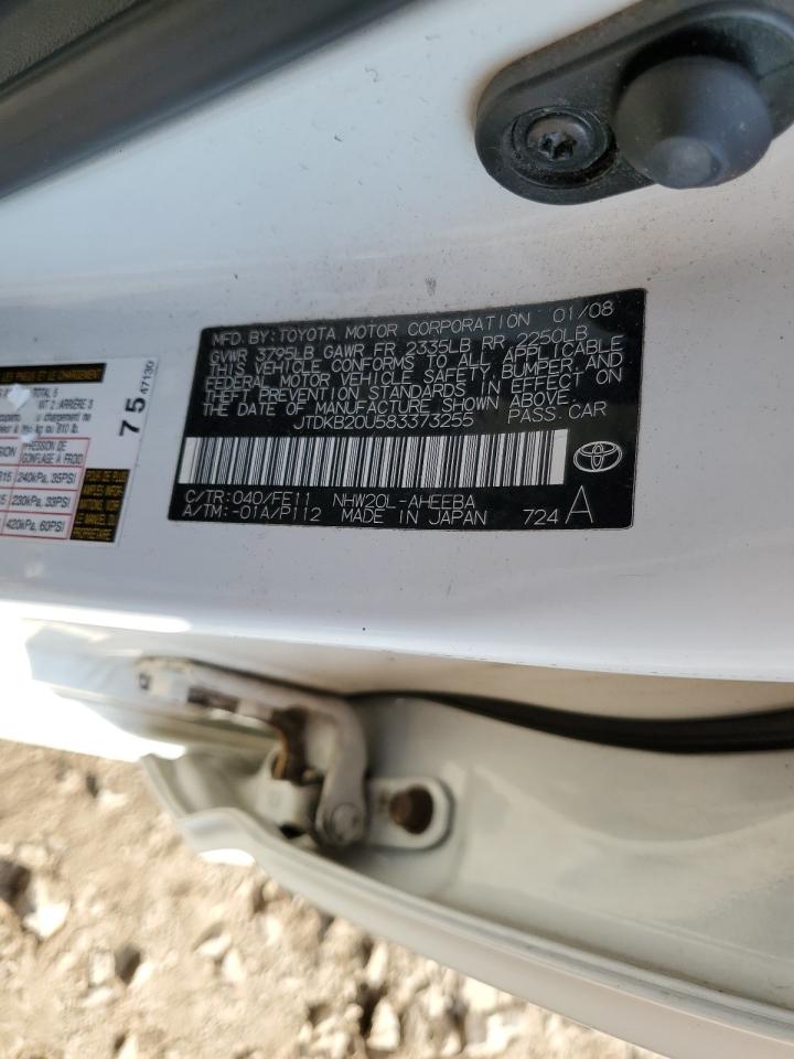 2008 Toyota Prius VIN: JTDKB20U583373255 Lot: 70523515