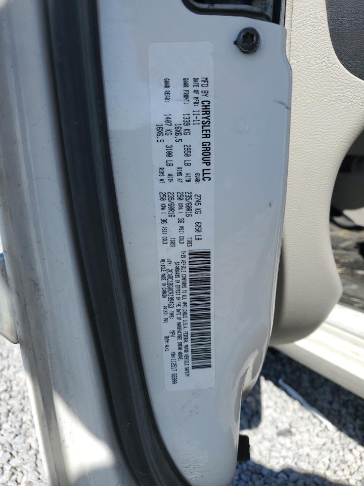 2012 Chrysler Town & Country Touring VIN: 2C4RC1BG0CR199463 Lot: 71441275