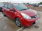 2011 NISSAN NOTE N-TEC  for sale at Copart ROCHFORD