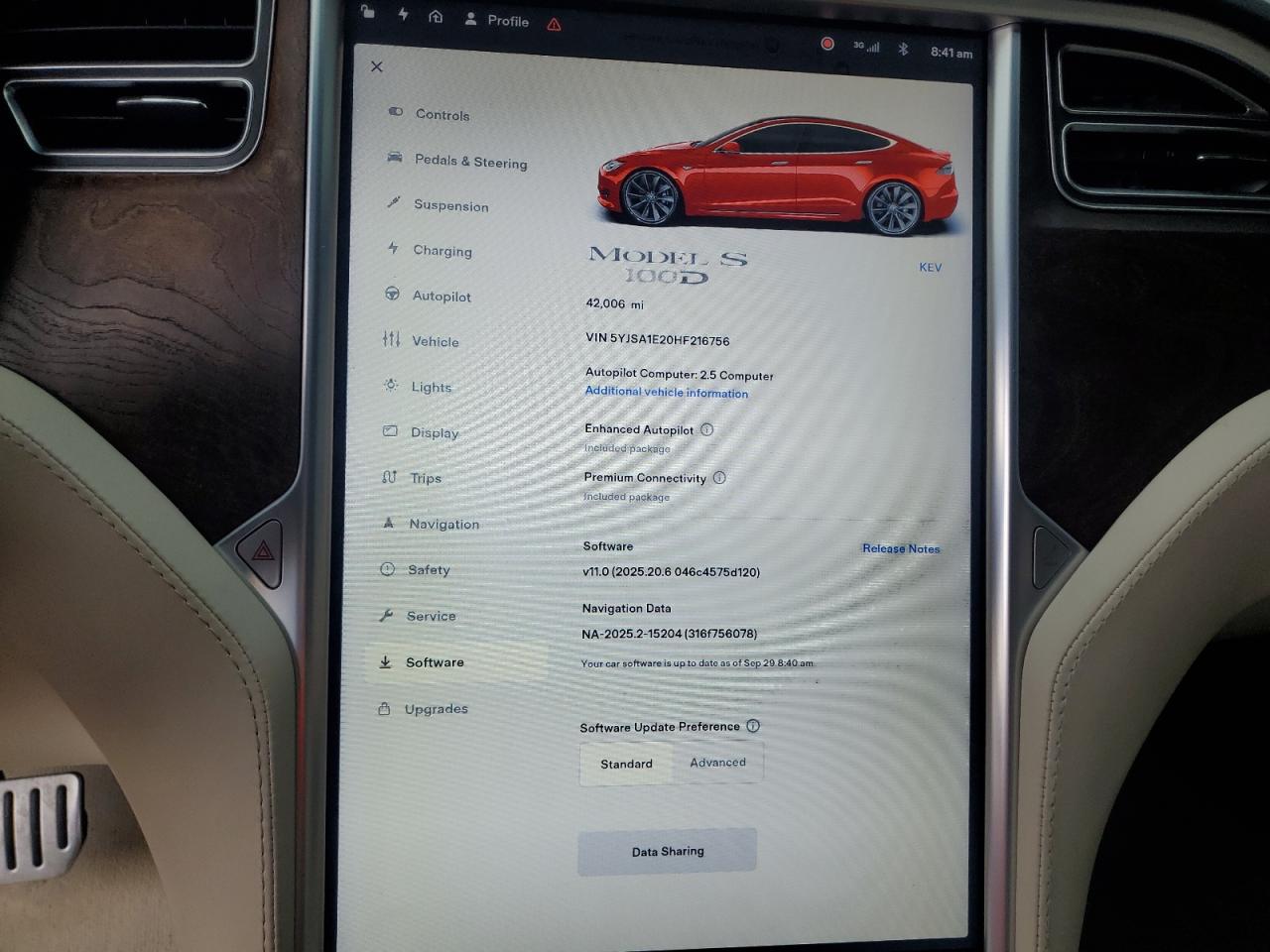 2017 Tesla Model S VIN: 5YJSA1E20HF216756 Lot: 81620825