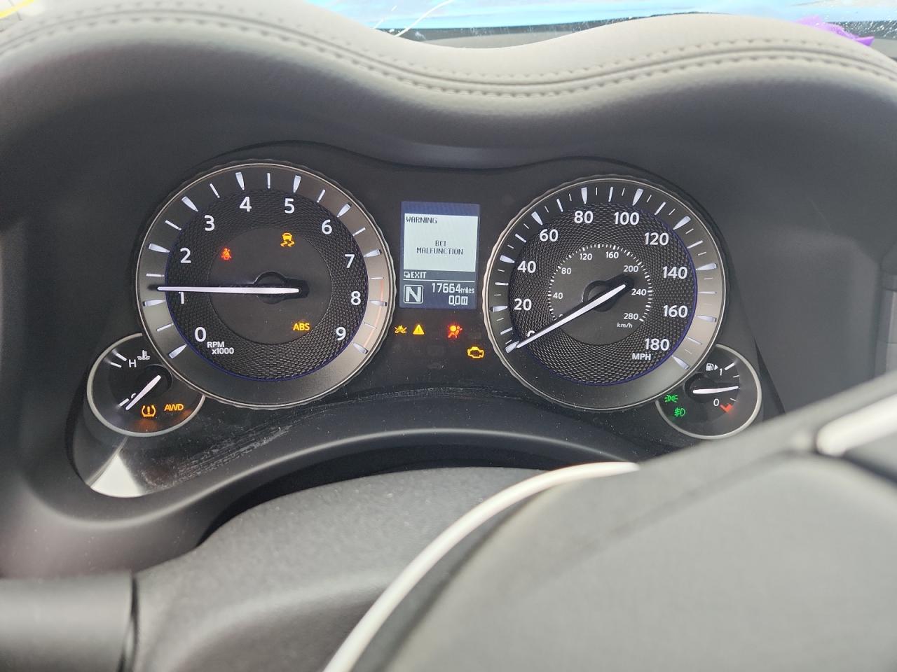 2019 Infiniti Q70 3.7 Luxe VIN: JN1BY1AR0KM585293 Lot: 81638225