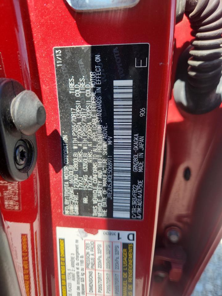 2014 Toyota 4Runner Sr5 VIN: JTEZU5JR0E5068911 Lot: 80886665