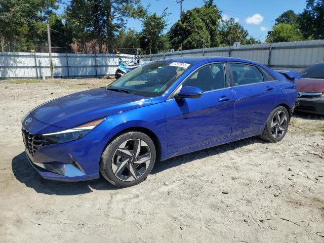  HYUNDAI ELANTRA 2021 Синий