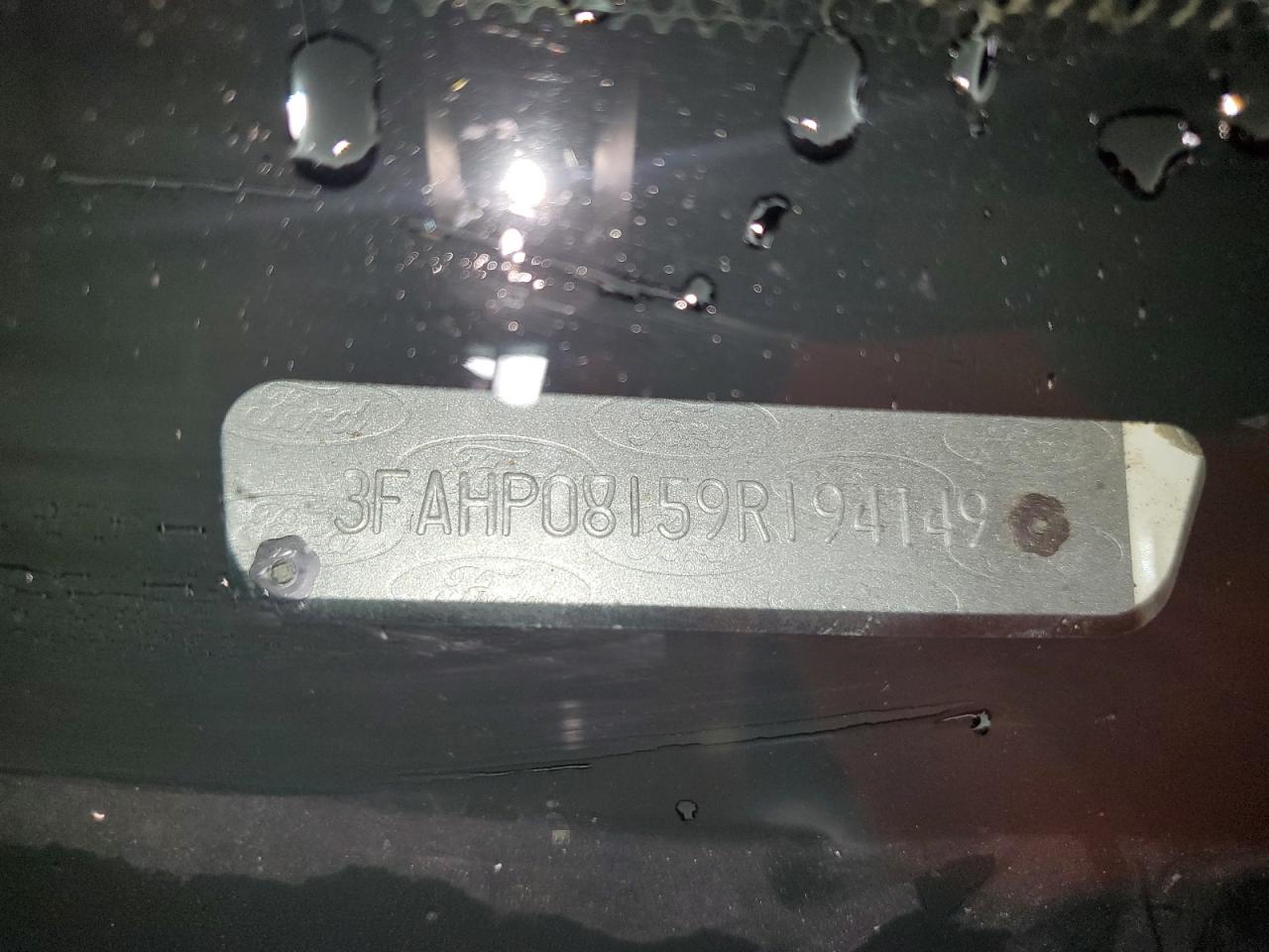 2009 Ford Fusion Sel VIN: 3FAHP08159R194149 Lot: 82048585