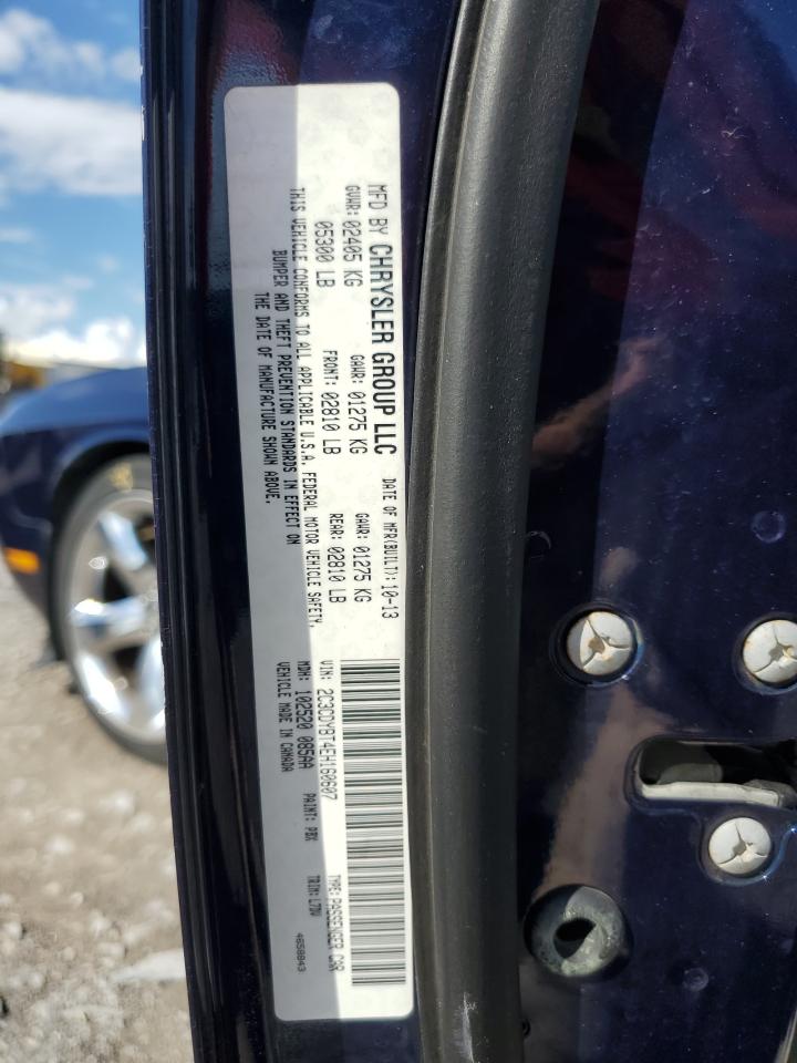 2014 Dodge Challenger R/T VIN: 2C3CDYBT4EH160607 Lot: 83985475