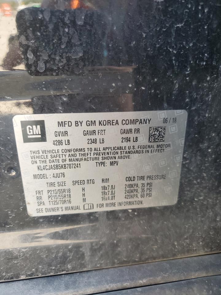 2019 Buick Encore Preferred VIN: KL4CJASB5KB707241 Lot: 81448115