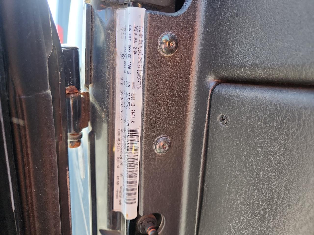 2004 Jeep Wrangler / Tj Sport VIN: 1J4FA49S14P757130 Lot: 80922745