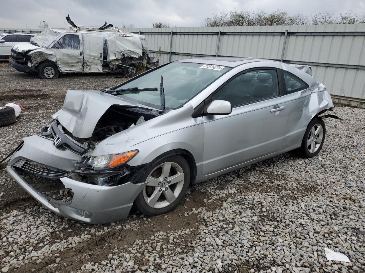 2008 Honda Civic Exl silver null gas 2HGFG129X8H546711 photo #1