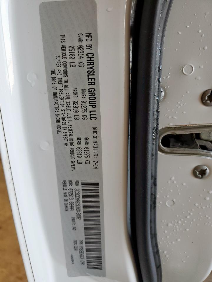 2014 Chrysler 300 VIN: 2C3CCAAG5EH343092 Lot: 81795125