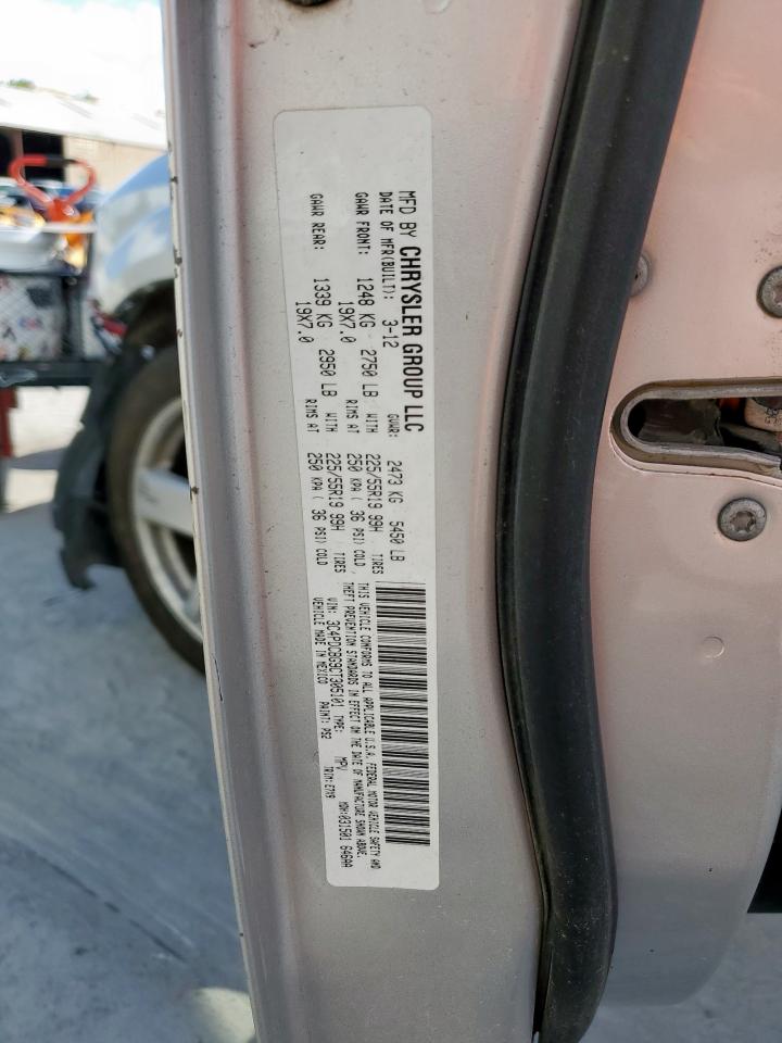 2012 Dodge Journey Sxt VIN: 3C4PDCBG9CT305101 Lot: 89815405